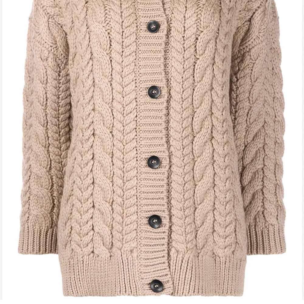Mr. Mittens chunky cable knit cardigan